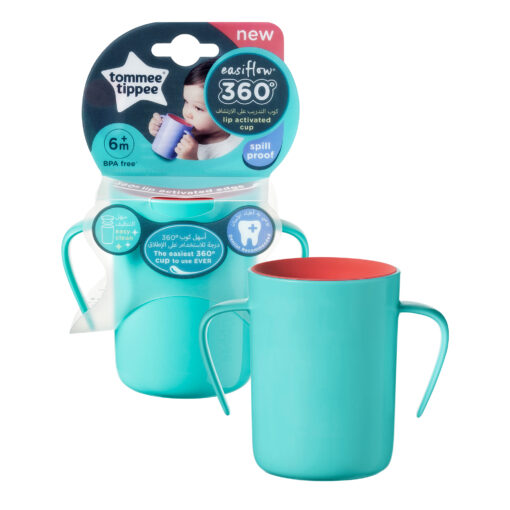 Tazza verde 360° con maniglie - Tommee Tippee