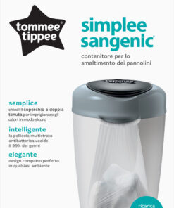 Mangiapannolini Simplee Sangenic grigio - Tommee Tippee