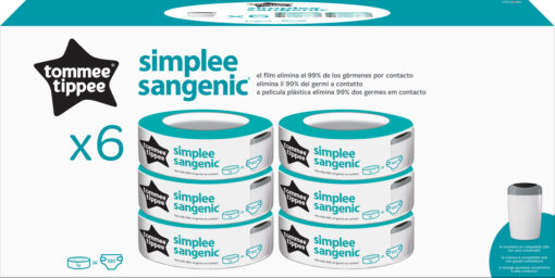 Ricarica Simplee Sangenic 6pz - Tommee Tippee