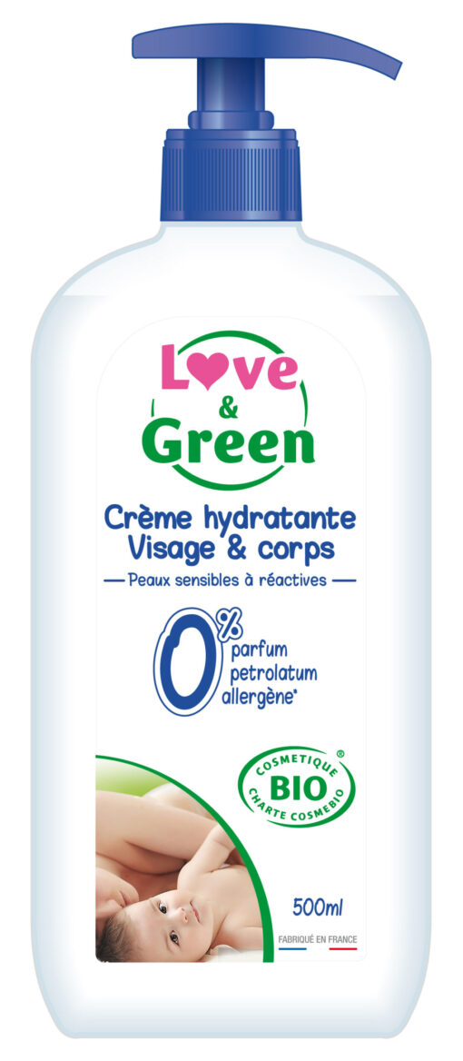 Love and Green - Crema Idratante Viso e Corpo - 500ml