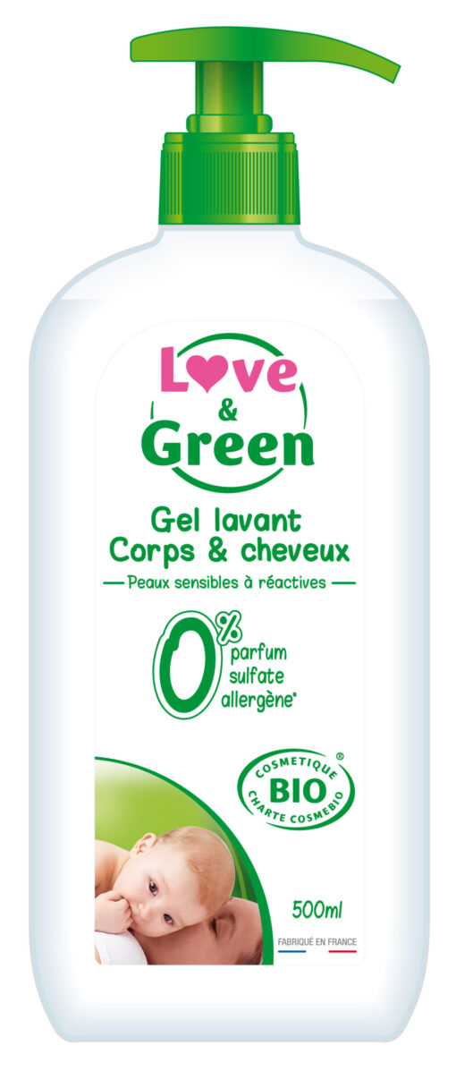 Love and Green - Detergente Gel Baby Corpo e Capelli