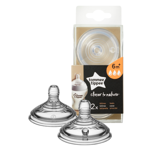 Tettarelle Closer to Nature - 6m+ flusso veloce - Tommee Tippee