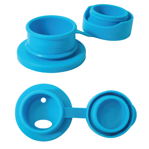 Tappo Sport Evolutivo in silicone Pura, celeste