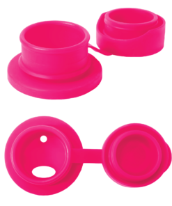 Tappo sport per borraccia pura in silicone, fucsia