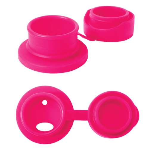 Tappo sport per borraccia pura in silicone, fucsia