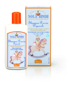 shampoo doccia doposole per bambini di helan