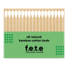 cotton fioc di bambù naturale
