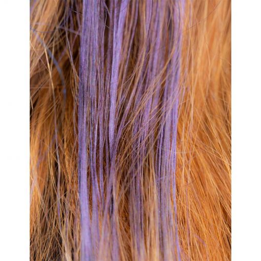 mascara per capelli colore viola