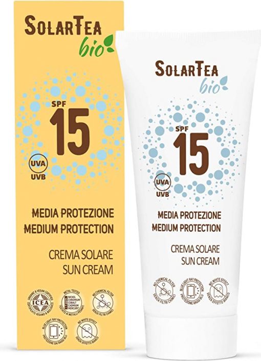 crema solare bio di bema cosmetici spf 15