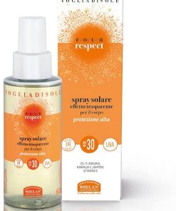 spray solare trasparente protezione 30