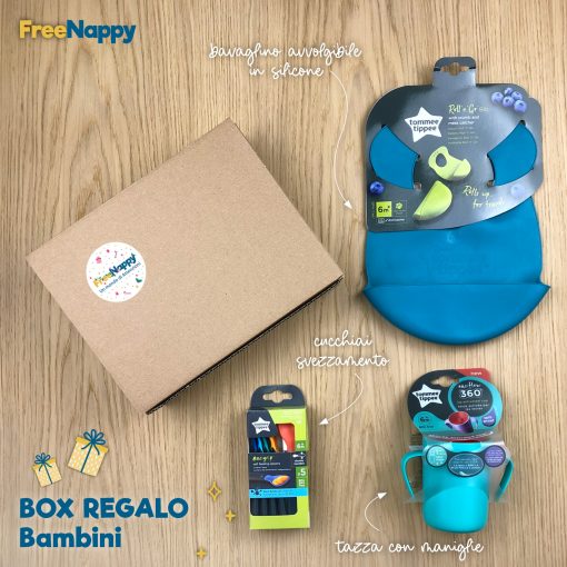 box regalo per bambini e per il loro svezzamento