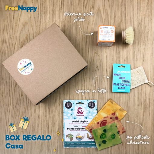 box regalo casa con prodotti eco e bio detergenza eco sostenibile