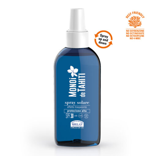 spray solare monoi con effetto trasparente spf 30