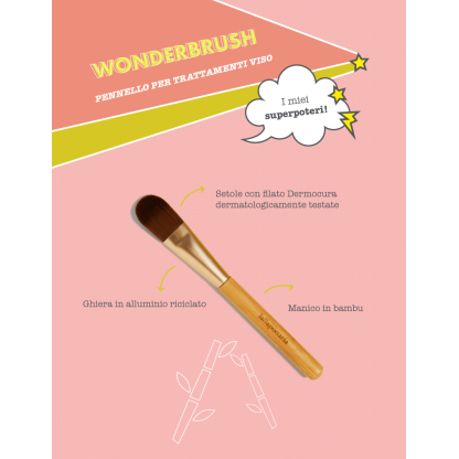 wonderbrush: pennello per applicare maschere viso di La Saponaria