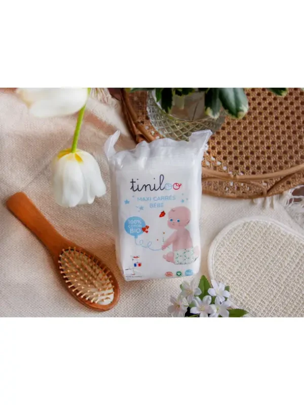 Quadrotti Di Cotone Neonato Love Noobs - 100% Cotone Biologico, 360 Pezzi, Ipoallergenici E Super Assorbenti