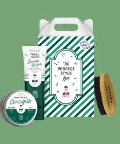 THE PERFECT STYLE BOX Kit per lo styling di barba e capelli