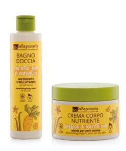 bagnodoccia biologico e crema corpo
