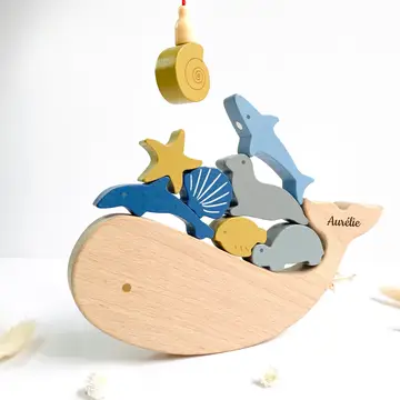 Gioco di pesca e incastro Montessori - immagine 2